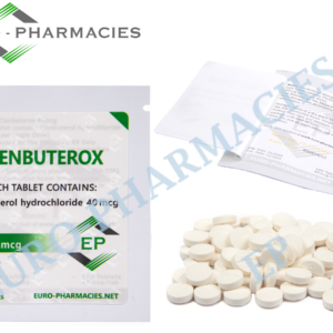 Euro Pharmacies Clenbuterox (Clenbuterol) - 40mcg/tab -100 tab/bag