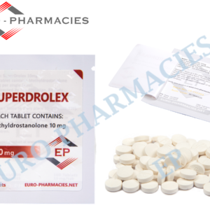 Euro Pharmacies Superdrolex (Methyldrostanolone) - 10mg/tab, 100 pills/bag