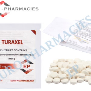Euro Pharmacies Turaxel 10 (Turanabol) -- 10mg/tab -100 tab/bag