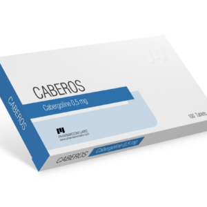 Pharmacom Caberos (New) Cabergoline 100 Pills X 0.5mg